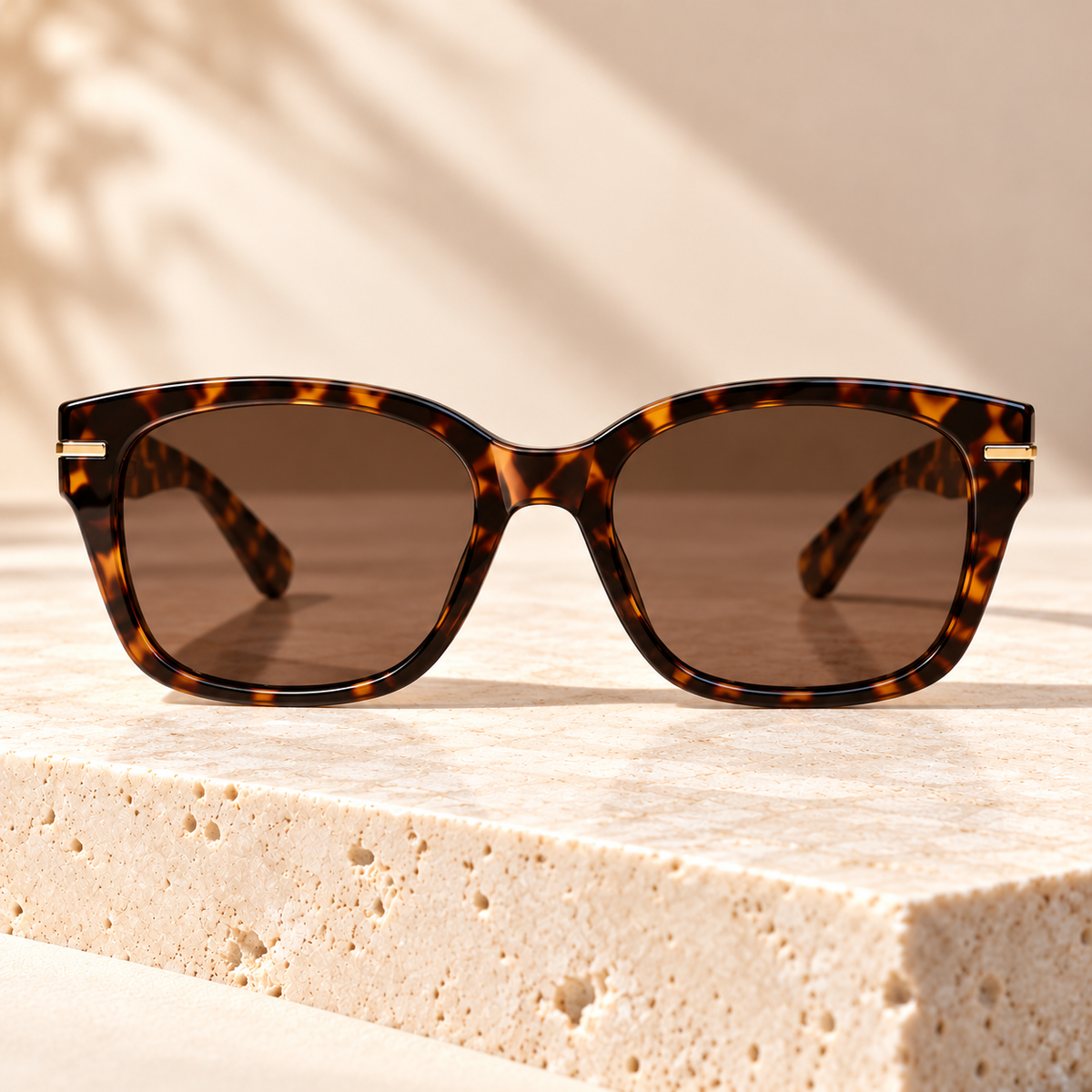 Velyssora® MAVEN Retro Tortoise Square Sunglasses