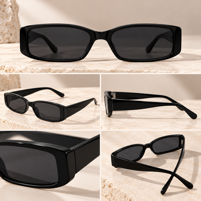 Velyssora® NOIRA  Slim Rectangle Sunglasses