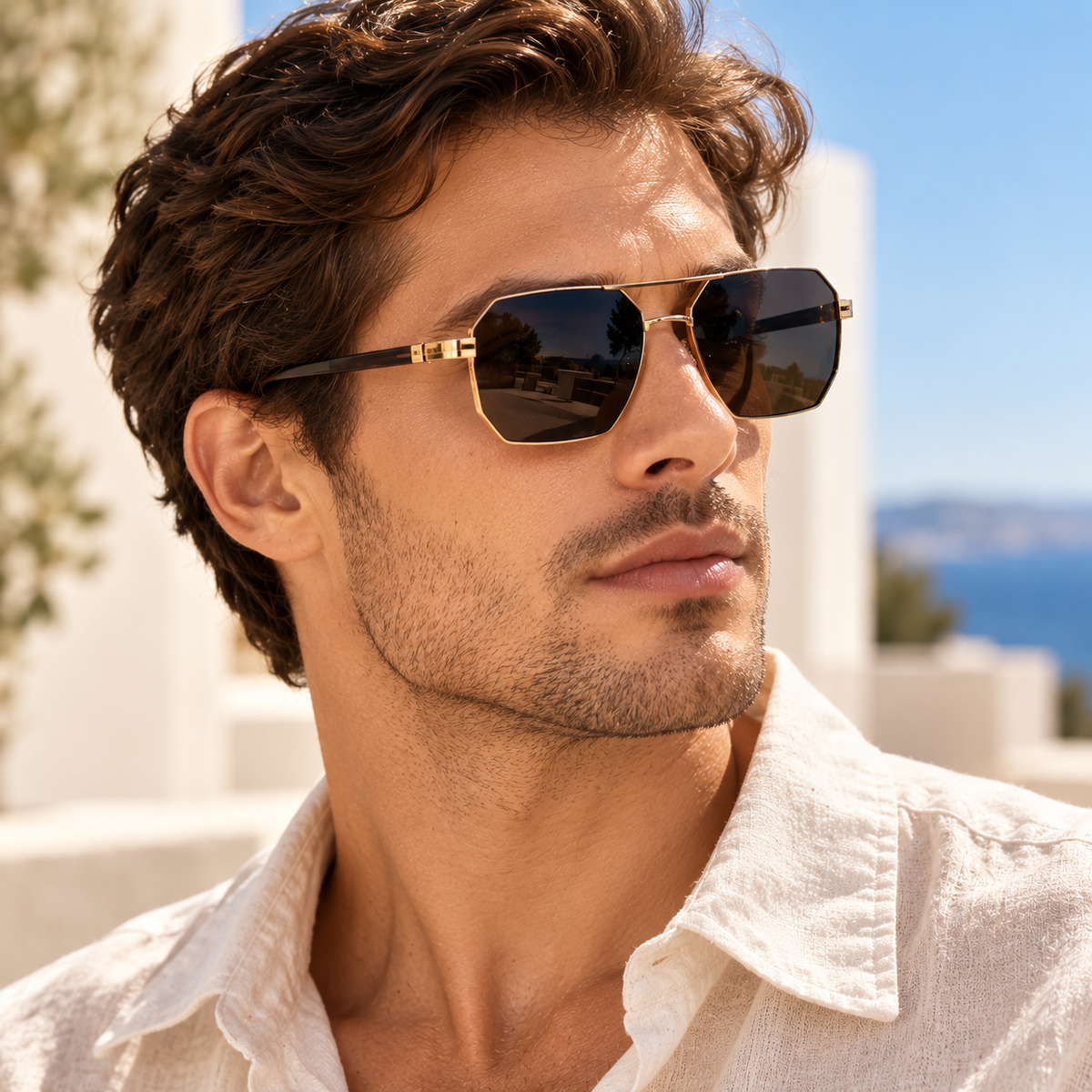 Velyssora® AUREN  Geometric Sunglasses