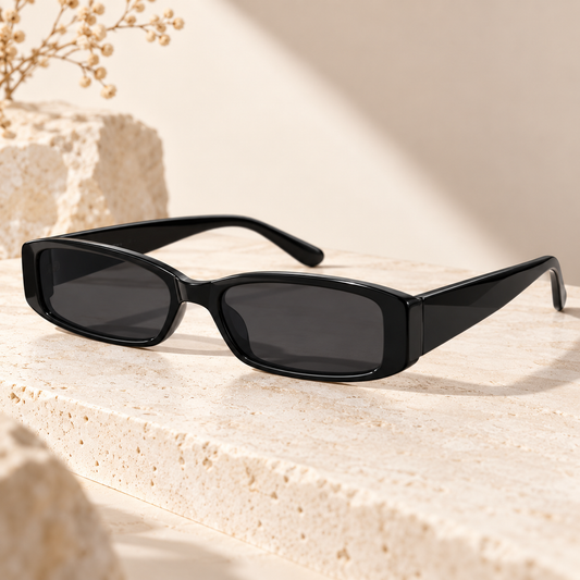 Velyssora® NOIRA  Slim Rectangle Sunglasses