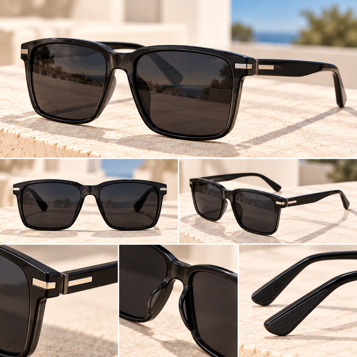 Velyssora® ORION  Polarized Everyday Square Sunglasses