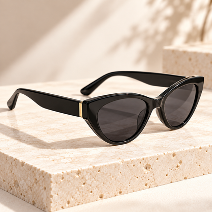 Velyssora® CELESTE  Sculpted Cat-Eye Sunglasses